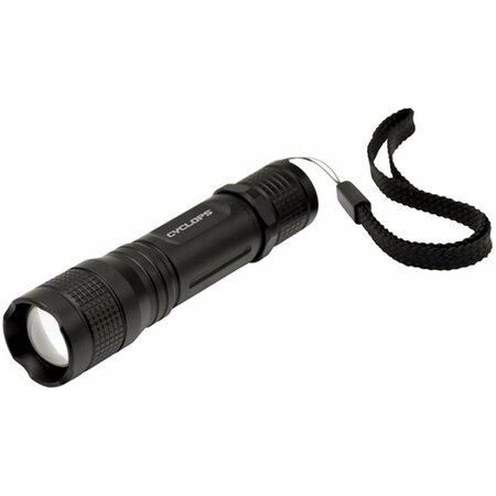 CYCLOPS 150 Lumens Flashlight, Black CYC-TF150